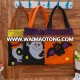 Witch Pumpkin Colorful Foldable Funny Promotional Cheap Logo Shopping Bags For Wholesale