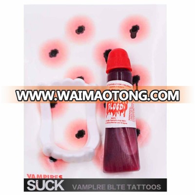 Wholesale Plasma+ Tooth +Tattoos For Halloween Make Up