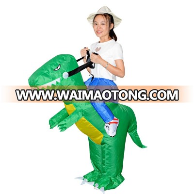 Funny Walking Inflatable dinosaur Costume Ried On Dinosaur For Children